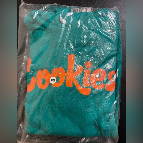 Cookies Sea Green Hoodie Never Worn - Picture 2 of 3